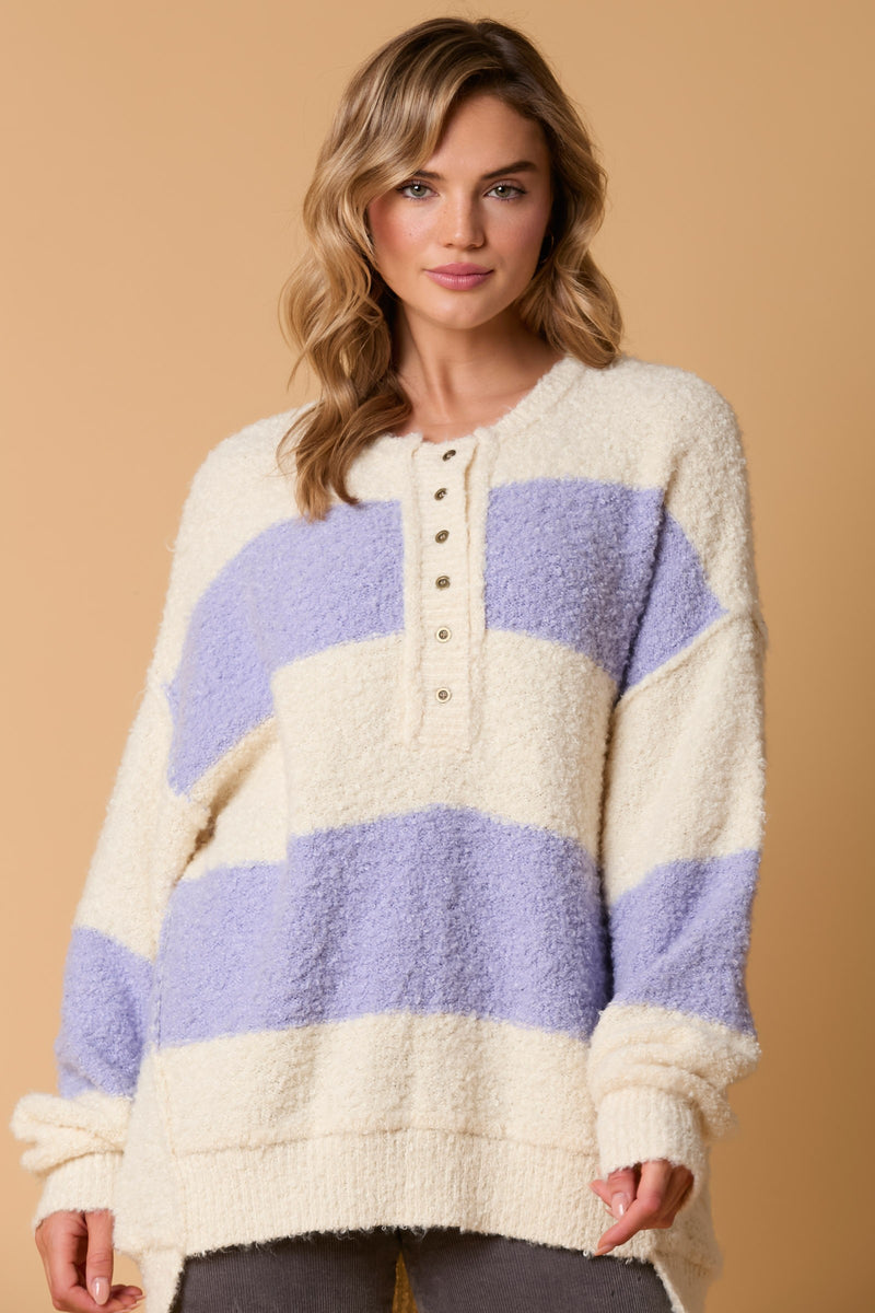 FF Array Live Stripe Sweater Top