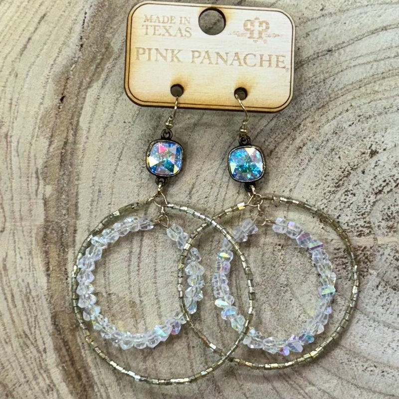 PP Gold/Clear Earrings