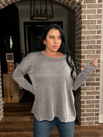 Zenana Plus Size Ribbed Oversized Top