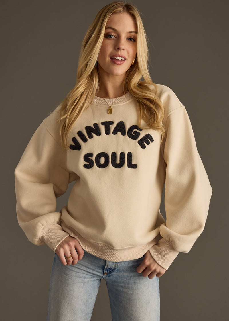 PANACHE Vintage Soul Sweatshirt - CREAM