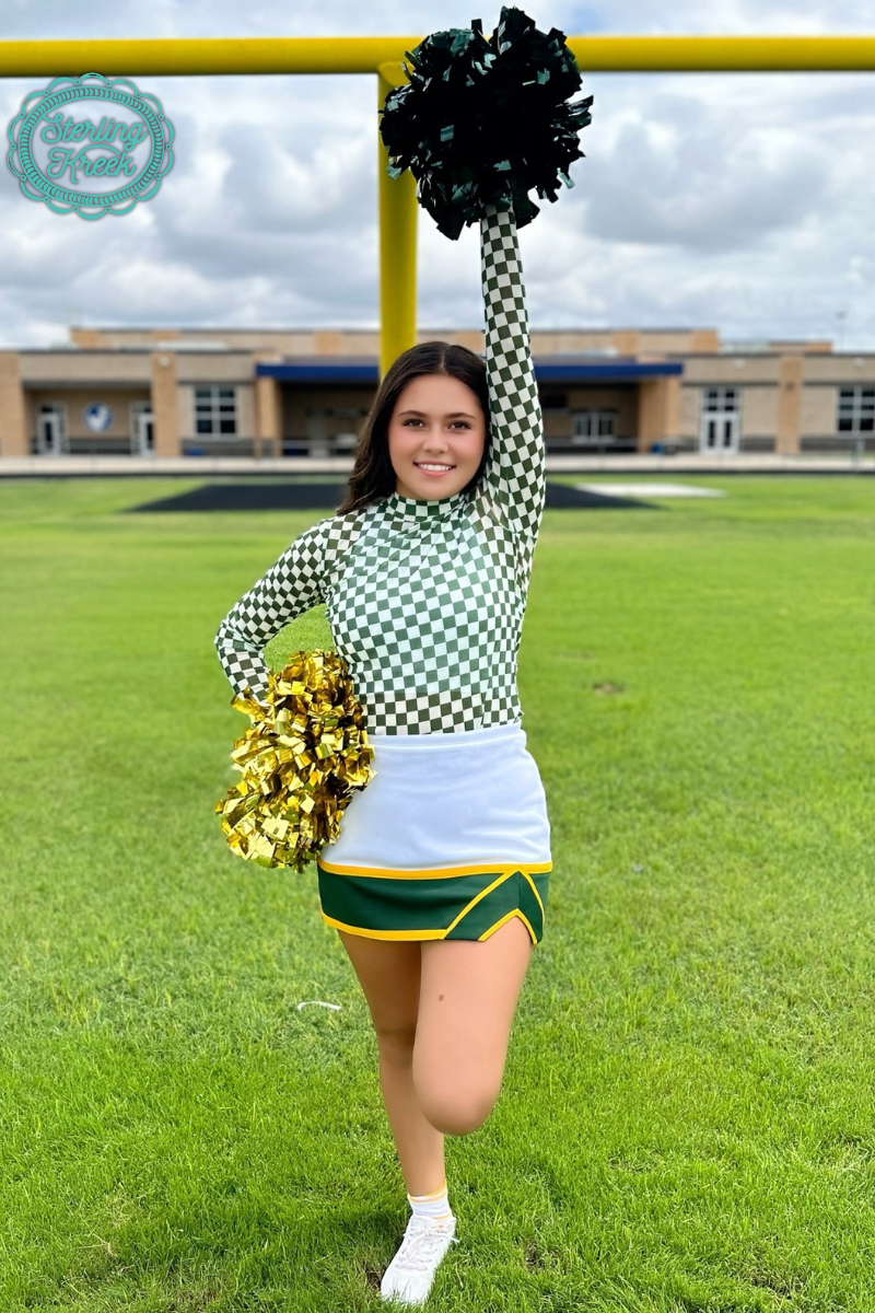 SK Pep Rally Mesh Top Green