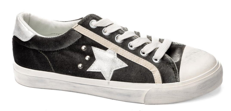 Corky's Array Big Dipper Sneaker - Khaki Velvet