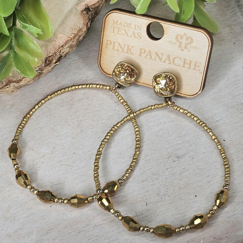 PP Colorado/ Gold Cosmopolitan Earrings