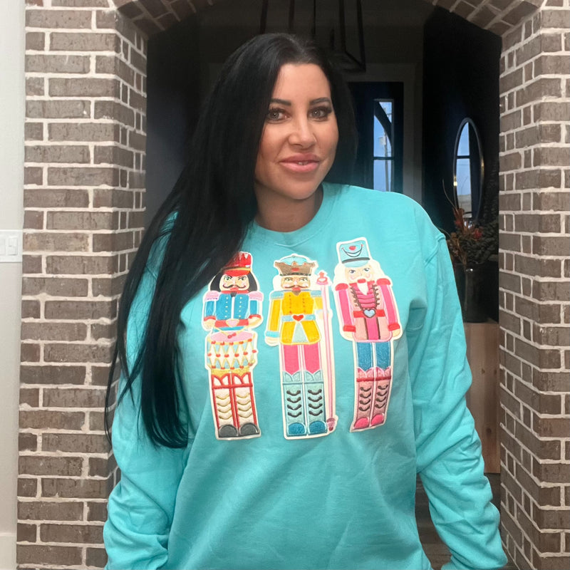 Turq Nutcracker Sweatshirt