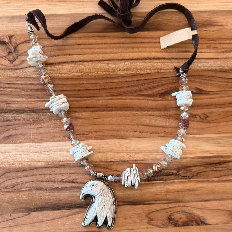 ARB White Bird Necklace