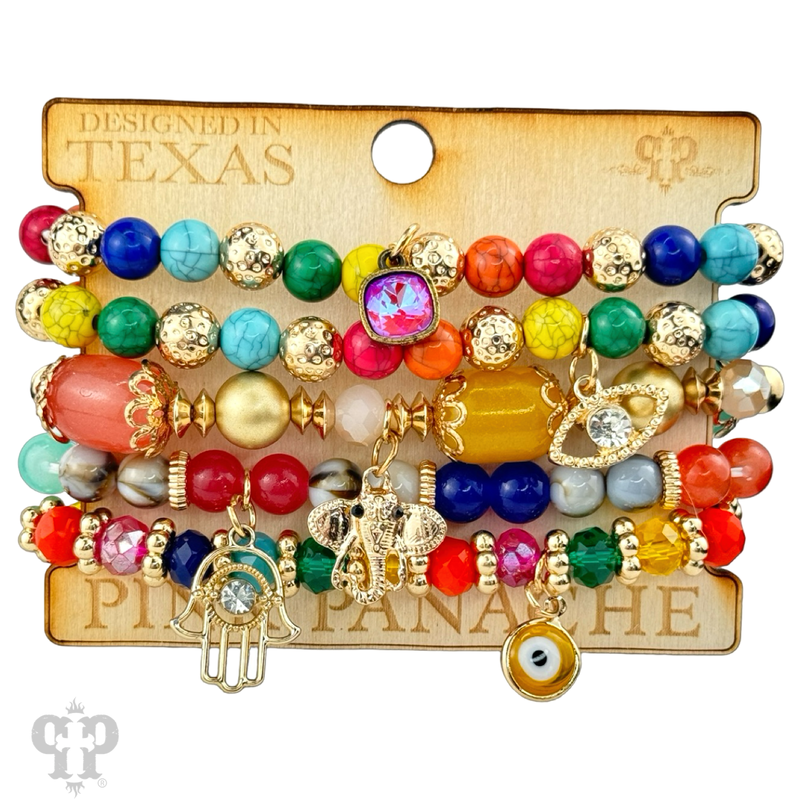 PP Live Mixed charm bracelet set