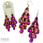 Posh Sparkling Chandelier Earrings