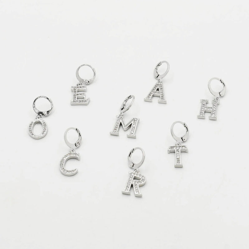 TJ Dainty Crystal Initial Charms