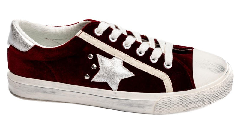 Corky's Array Big Dipper Sneaker - Rust Velvet