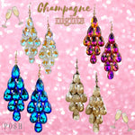 Posh Sparkling Chandelier Earrings