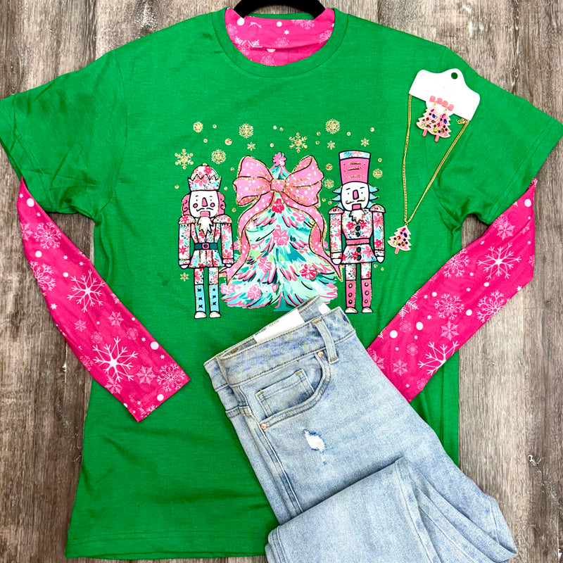 STB Green Nutcracker Tee