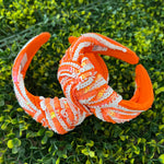 Gameday Headband-Orange/White