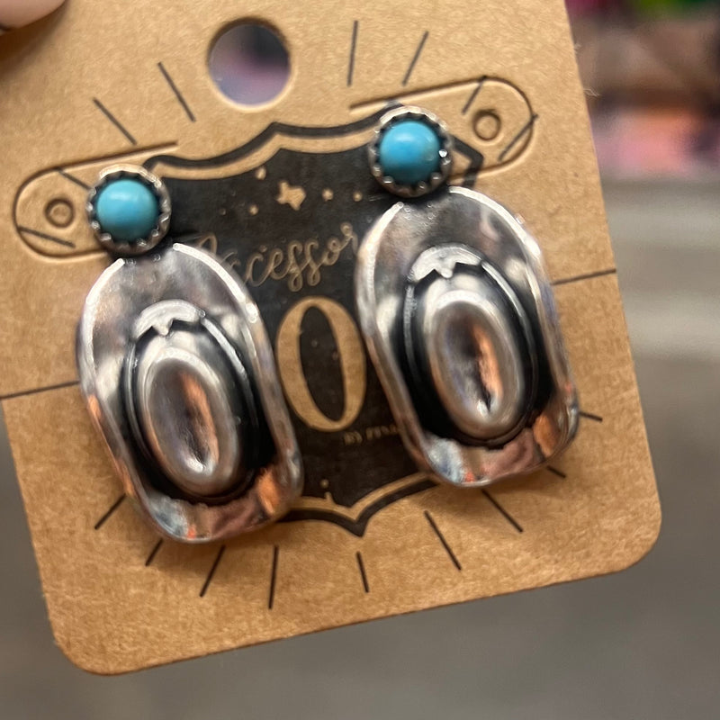 806 Cowboy Hat Earring