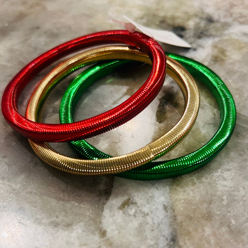 Christmas Spring Bracelet Set