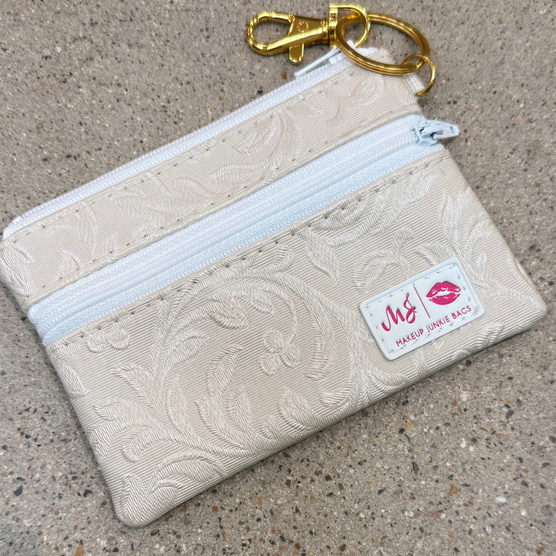 MJ Zip It Wallet-Cream Floral