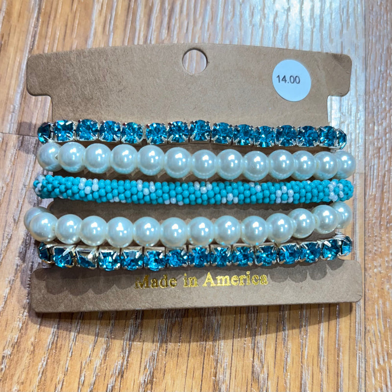 ATG DB Turq Bracelet Set