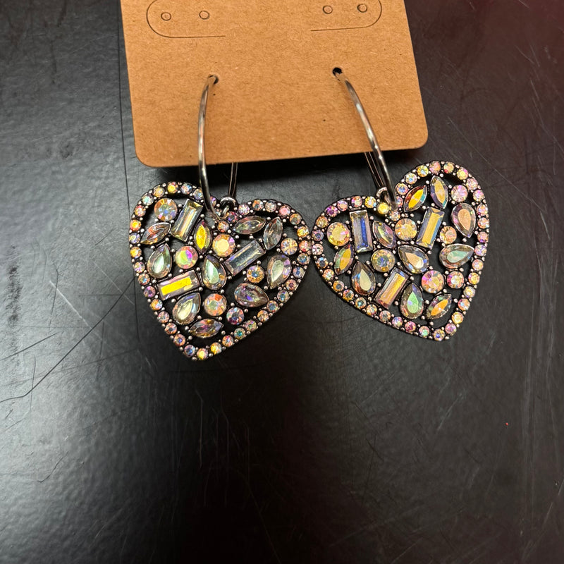 ATG Heart AB Earrings