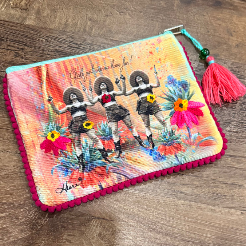 Karma Living Girls Just Wanna Have Fun Pouch