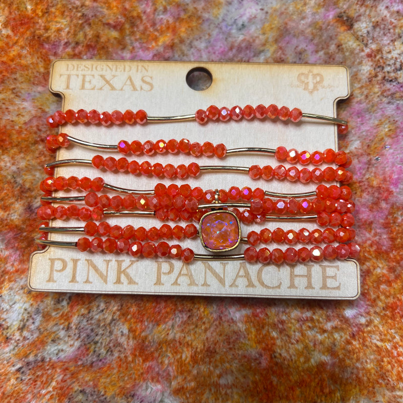 PP Orange Bracelet Set