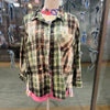 Lightweight Plaid Button up -Medium