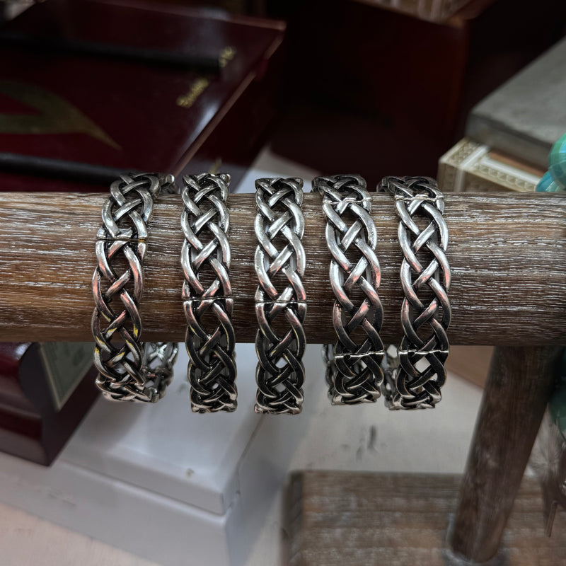 ATG Braided Silver Bracelets