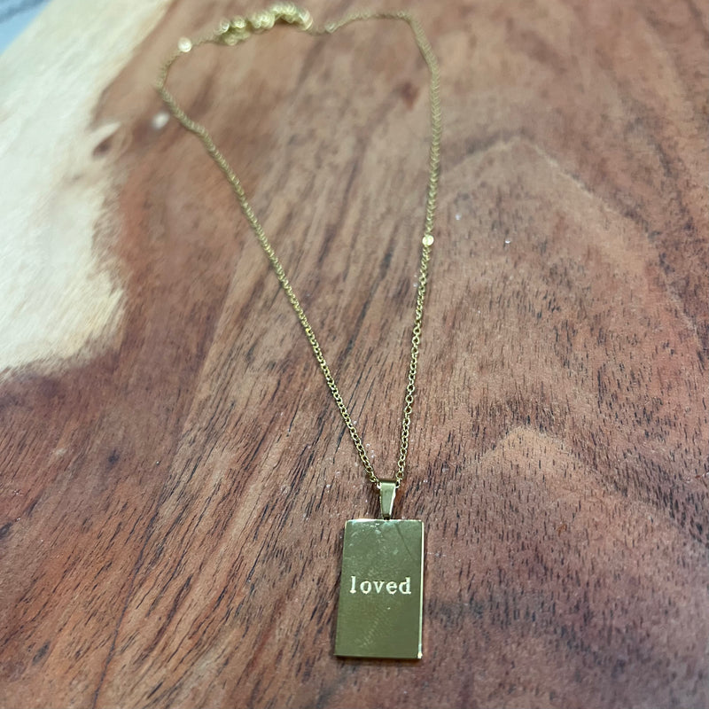 M+S Loved Empowered Necklace