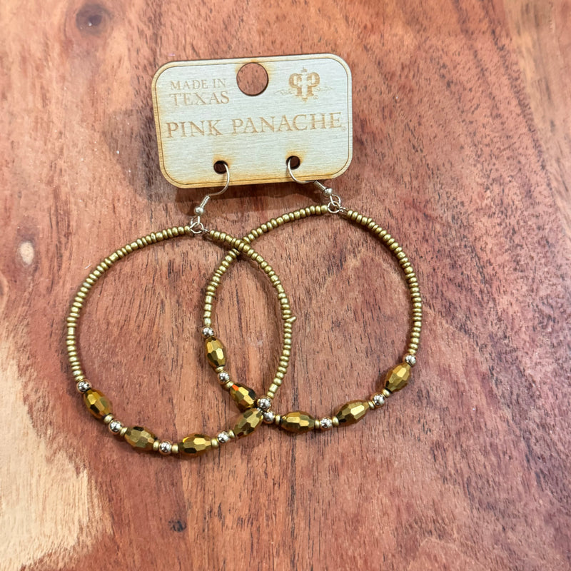 PP Doorbuster Circle Earrings-Gold