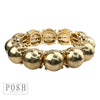 Posh Matte Bead Stretch Bracelet