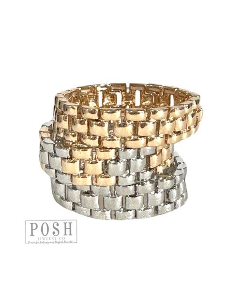 Posh Watch band Stretch Bracelet