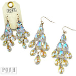 Posh Sparkling Chandelier Earrings