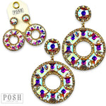 Posh Rhinestone Dangle Earring