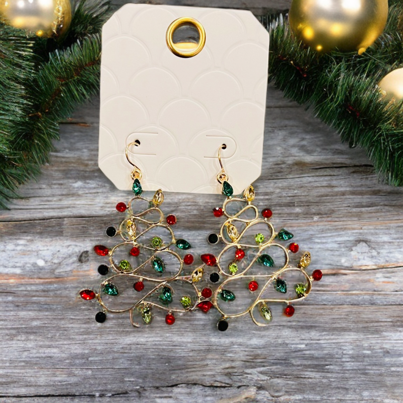 Whimsical Tree Earrings