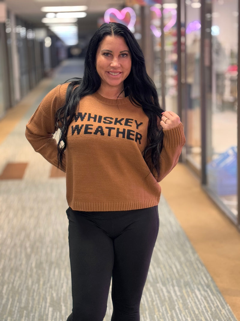 Panache Whiskey Sweater Top