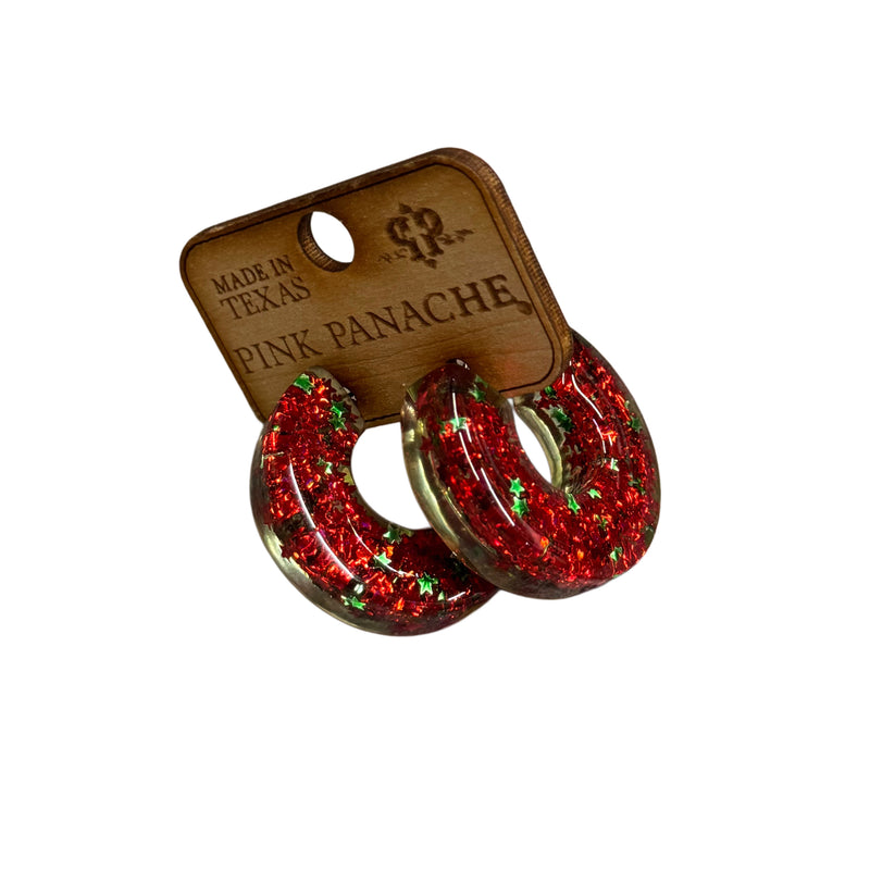 PP Christmas Confetti Earrings