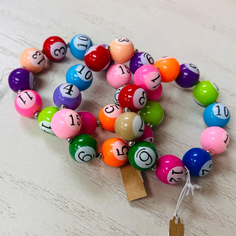 ATG multi pool ball bracelet