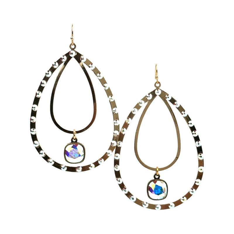 PP Double Teardrop Earring