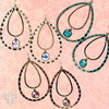 PP Double Teardrop Earring