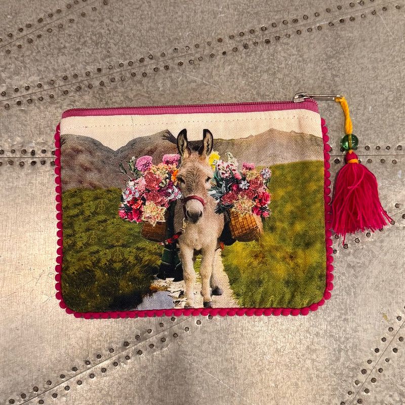 Karma Living Floral Donkey Pouch