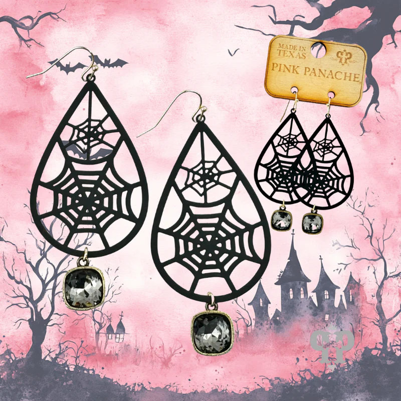 PP Web Earrings