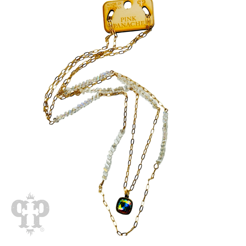 PP Live Long chain pendant necklace