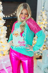 SG Array Live Santa Baby Mint Sweatshirt