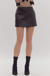 Thought That Counts Faux Skort-Black