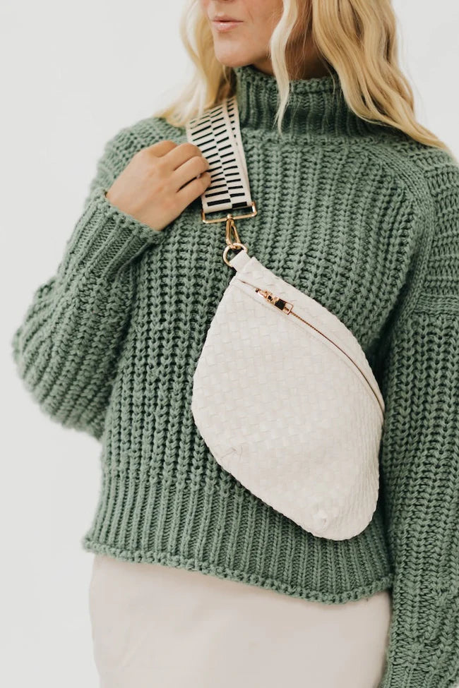 PS Array Westlyn Woven Bum Bag-Cream