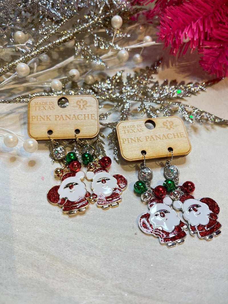 PP Santa Earrings